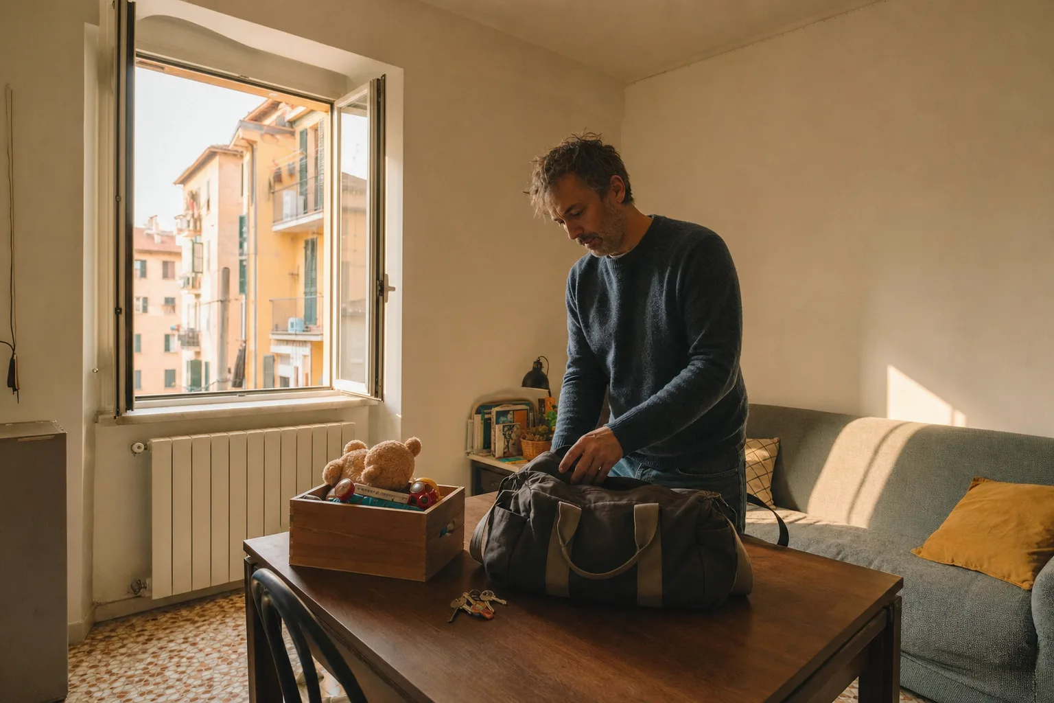 Documenti per separazione e divorzio accanto alle chiavi di casa