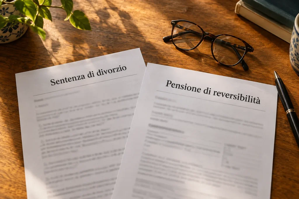 Reversibilità e assegno divorzile: cosa deve risultare dalla sentenza